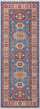 Kazak Blue Runner Hand Knotted 2'1" X 5'9"  Area Rug 700-157727