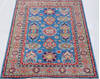 Kazak Blue Hand Knotted 34 X 411 Area Rug 700-157728 Thumb 1