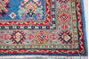 Kazak Blue Hand Knotted 34 X 411 Area Rug 700-157728 Thumb 4