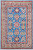 Kazak Blue Hand Knotted 34 X 411 Area Rug 700-157728 Thumb 0