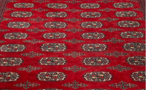 Bokhara Red Hand Knotted 66 X 101 Area Rug 700-157729 Image 5