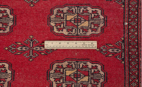 Bokhara Red Hand Knotted 66 X 101 Area Rug 700-157729 Image 8