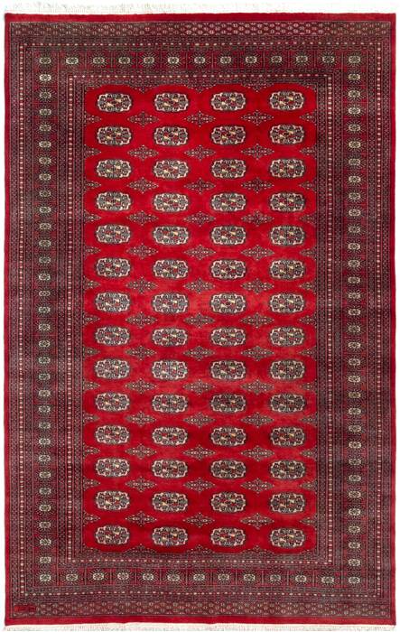 Bokhara Red Hand Knotted 66 X 101 Area Rug 700-157729 Image 0