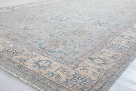 Chobi Light Gray Hand Knotted 62 X 92 Area Rug 700-157731 Image 3