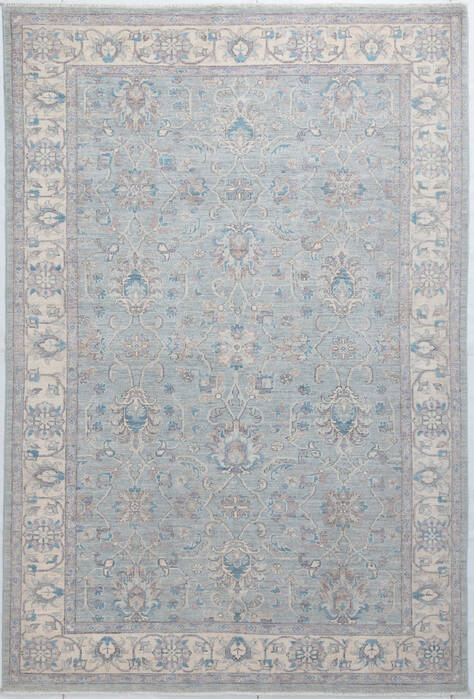 Chobi Light Gray Hand Knotted 62 X 92 Area Rug 700-157731 Image 0