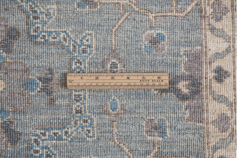 Chobi Light Gray Hand Knotted 100 X 1310 Area Rug 700-157732 Image 7