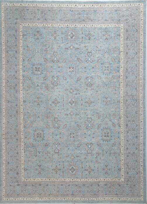 Chobi Light Gray Hand Knotted 100 X 1310 Area Rug 700-157732 Image 0