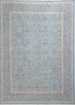 Chobi Light Gray Hand Knotted 10'0" X 13'10"  Area Rug 700-157732