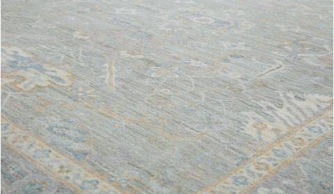 Chobi Green Hand Knotted 710 X 910 Area Rug 700-157733 Image 5