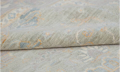 Chobi Green Hand Knotted 710 X 910 Area Rug 700-157733 Image 7