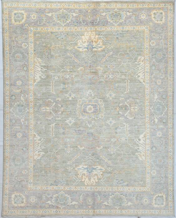 Chobi Green Hand Knotted 710 X 910 Area Rug 700-157733 Image 0