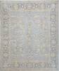 Chobi Light Blue Hand Knotted 82 X 99 Area Rug 700-157734 Thumb 0