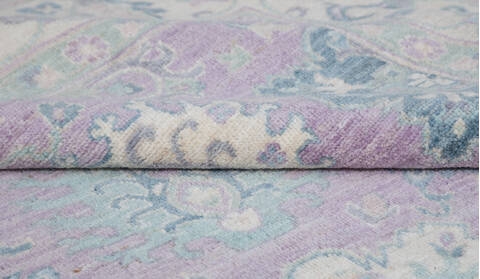 Chobi Purple Hand Knotted 711 X 100 Area Rug 700-157735 Image 7