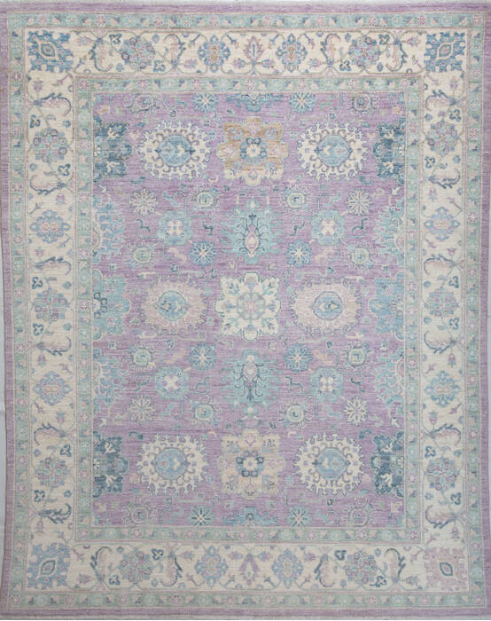 Chobi Purple Hand Knotted 711 X 100 Area Rug 700-157735 Image 0