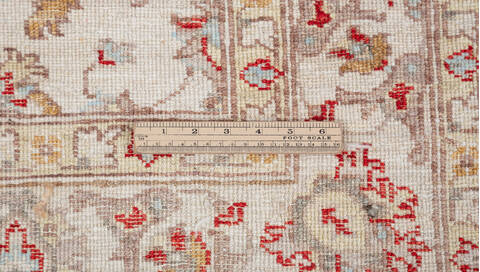 Chobi Beige Hand Knotted 41 X 63 Area Rug 700-157737 Image 8