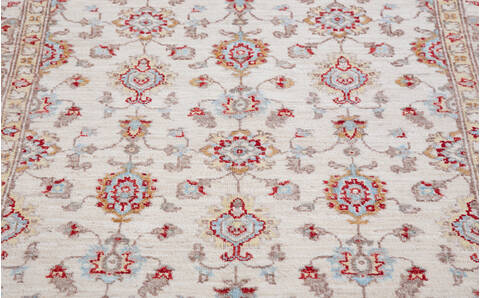 Chobi Beige Hand Knotted 40 X 62 Area Rug 700-157738 Image 5