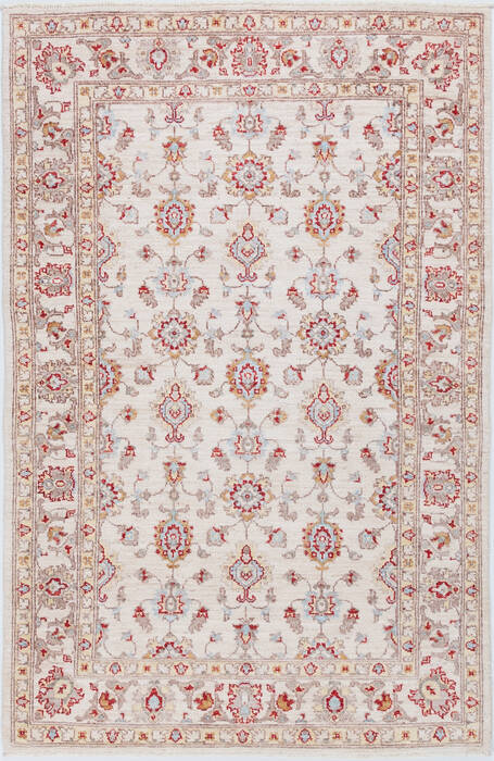 Chobi Beige Hand Knotted 40 X 62 Area Rug 700-157738 Image 0