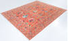 Kazak Orange Hand Knotted 83 X 100 Area Rug 700-157741 Thumb 2