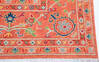 Kazak Orange Hand Knotted 83 X 100 Area Rug 700-157741 Thumb 4