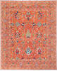 Kazak Orange Hand Knotted 83 X 100 Area Rug 700-157741 Thumb 0