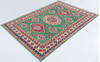 Kazak Green Hand Knotted 58 X 80 Area Rug 700-157742 Thumb 2