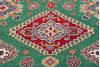 Kazak Green Hand Knotted 58 X 80 Area Rug 700-157742 Thumb 6