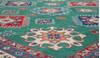 Kazak Green Hand Knotted 66 X 910 Area Rug 700-157743 Thumb 3