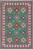 Kazak Green Hand Knotted 66 X 910 Area Rug 700-157743 Thumb 0