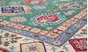 Kazak Green Hand Knotted 66 X 910  Area Rug 700-157744 Thumb 3