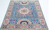 Kazak Blue Hand Knotted 50 X 65 Area Rug 700-157746 Thumb 1