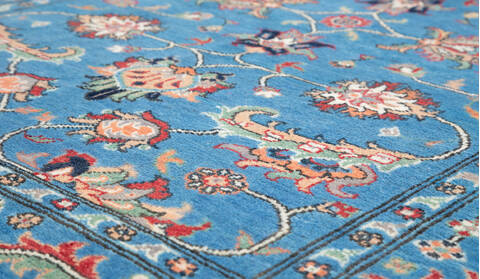 Kazak Blue Hand Knotted 43 X 60 Area Rug 700-157749 Image 3