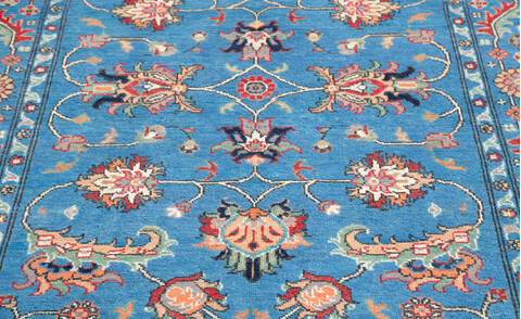 Kazak Blue Hand Knotted 43 X 60 Area Rug 700-157749 Image 5