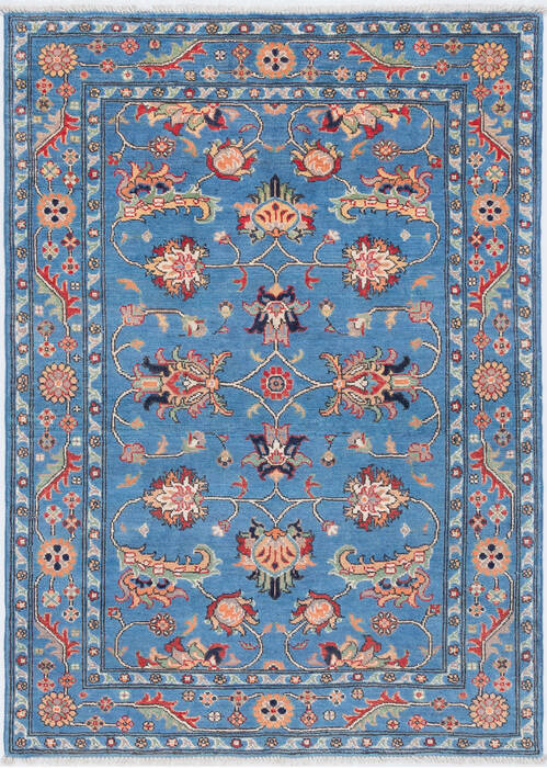 Kazak Blue Hand Knotted 43 X 60 Area Rug 700-157749 Image 0