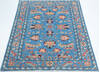 Kazak Blue Hand Knotted 43 X 60 Area Rug 700-157749 Thumb 1