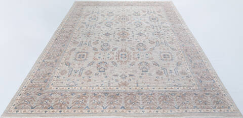 Chobi Beige Hand Knotted 91 X 120 Area Rug 700-157750 Image 1