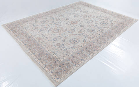 Chobi Beige Hand Knotted 91 X 120 Area Rug 700-157750 Image 2