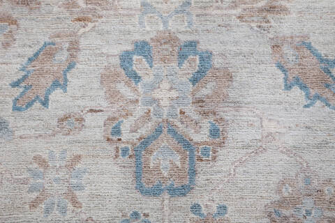Chobi Beige Hand Knotted 91 X 120 Area Rug 700-157750 Image 6