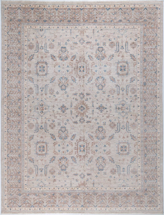 Chobi Beige Hand Knotted 91 X 120 Area Rug 700-157750 Image 0