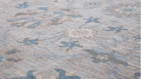 Chobi Grey Hand Knotted 911 X 1310 Area Rug 700-157751 Image 6