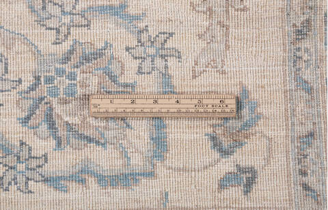 Chobi Beige Hand Knotted 80 X 98  Area Rug 700-157752 Image 8