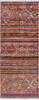 Chobi Multicolor Runner Hand Knotted 30 X 76 Area Rug 700-157755 Thumb 0