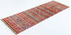 Chobi Multicolor Runner Hand Knotted 31 X 83 Area Rug 700-157756 Thumb 2