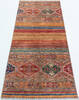 Chobi Multicolor Runner Hand Knotted 211 X 82 Area Rug 700-157758 Thumb 1