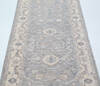 Chobi Light Gray Runner Hand Knotted 26 X 99 Area Rug 700-157759 Thumb 5
