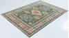 Kazak Green Hand Knotted 59 X 79 Area Rug 700-157761 Thumb 2
