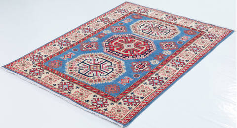 Kazak Blue Hand Knotted 43 X 511 Area Rug 700-157763 Image 2