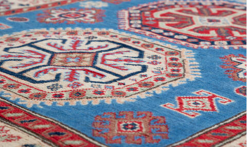 Kazak Blue Hand Knotted 43 X 511 Area Rug 700-157763 Image 3