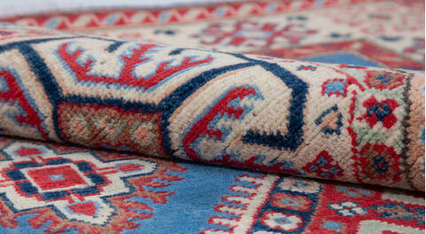 Kazak Blue Hand Knotted 43 X 511 Area Rug 700-157763 Image 7