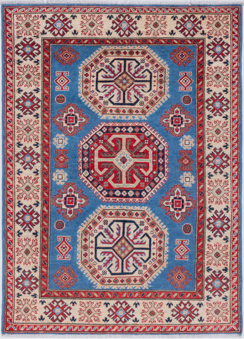 Kazak Blue Hand Knotted 43 X 511 Area Rug 700-157763 Image 0
