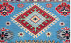 Kazak Light Blue Hand Knotted 40 X 58  Area Rug 700-157764 Thumb 6